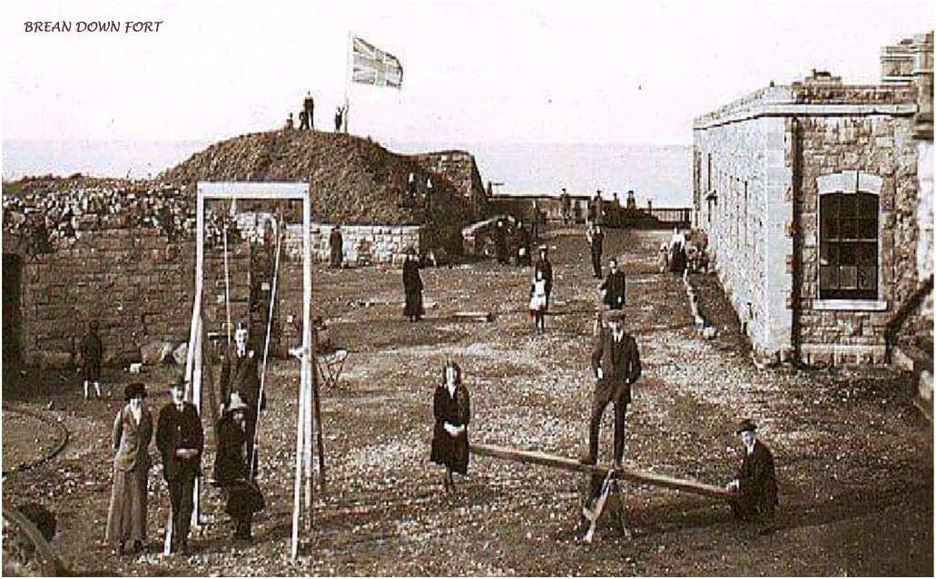 Brean Down Fort, early 1900s